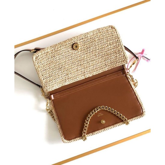 Replica Celine Multipochette Raffia 10M432 Coffee Copy