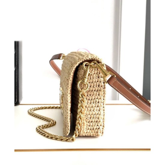 Replica Celine Multipochette Raffia 10M432 Coffee Copy