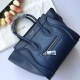 Replica Celine Micro Luggage Bag In Navy Blue Calfskin