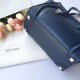 Replica Celine Micro Luggage Bag In Navy Blue Calfskin