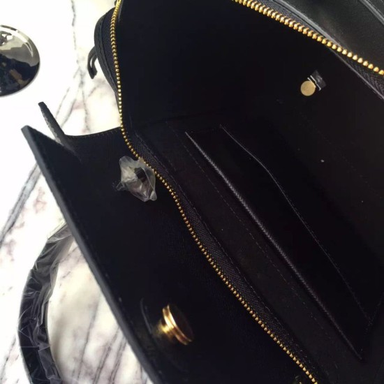 Replica Celine Mini Belt Tote Bag In Black Epsom Leather
