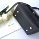 Replica Celine Mini Belt Tote Bag In Black Grained Leather