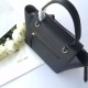 Replica Celine Mini Belt Tote Bag In Black Grained Leather