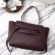 Replica Celine Mini Belt Tote Bag In Burgundy Calfskin