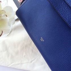 Fake Celine Mini Belt Tote Bag In Indigo Grained Leather Replica Replica Celine Mini Belt Tote Bag In Indigo Grained Leather