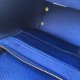 Replica Celine Mini Belt Tote Bag In Indigo Grained Leather
