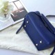Replica Celine Mini Belt Tote Bag In Indigo Grained Leather