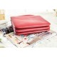 Fake Celine Large Trio Crossbody Bag In Red Calfskin Replica