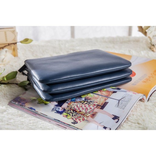 Replica Celine Large Trio Crossbody Bag In Royalblue Calfskin Fake Celine Large Trio Crossbody Bag In Royalblue Calfskin Replica