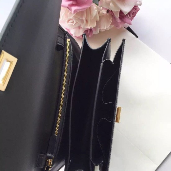Fake Celine Medium Classic Box Bag In Black Box Calfskin Replica Fake Celine Medium Classic Box Bag In Black Box Calfskin Replica