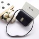 Replica Celine Medium Classic Box Bag In Black Spazzolato Calfskin