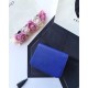Replica Celine Medium Classic Box Bag In Blue Goatskin