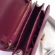 Replica Celine Medium Classic Box Bag In Bordeaux Box Calfskin