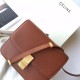 Replica Celine Medium Classic Box Bag In Brown Box Calfskin