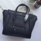 Replica Celine Nano Luggage Bag In Black Calfskin