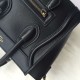 Replica Celine Nano Luggage Bag In Black Calfskin