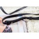 Replica Celine Small Trio Crossbody Bag In Black Calfskin