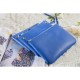 Replica Celine Small Trio Crossbody Bag In Blue Calfskin