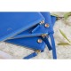 Replica Celine Small Trio Crossbody Bag In Blue Calfskin
