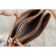 Replica Celine Small Trio Crossbody Bag In Brown Calfskin