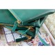 Replica Celine Small Trio Crossbody Bag In Green Calfskin