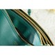 Replica Celine Small Trio Crossbody Bag In Green Calfskin
