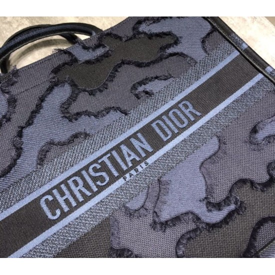 Fake Christian Dior Oversize Book Tote Shopping bag Dark Blue Replica