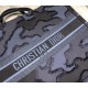 Fake Christian Dior Oversize Book Tote Shopping bag Dark Blue Replica
