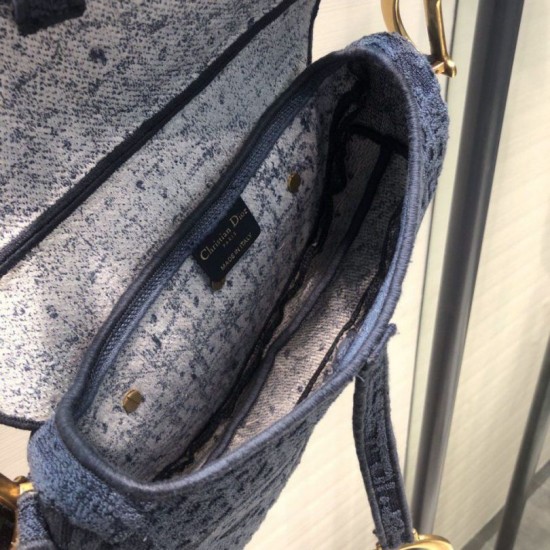 Replica Christian Dior Saddle Bag M0446 Blue