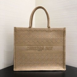 Replica Christian Dior Book Tote bag M1286 Apricot