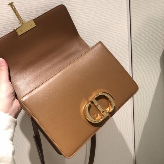 Replica Christian Dior 30 Montaigne Flap Bag Mauve