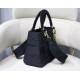 Fake Christian Dior Medium Lady D-Lite Embroidered Cannage Bag Black Replica Fake Christian Dior Medium Lady D-Lite Embroidered Cannage Bag Black Replica