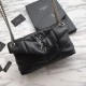 Fake YSL Saint Laurent Loulou Puffer Small Bag Black Replica Replica YSL Saint Laurent Loulou Puffer Small Bag Black