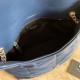 Fake YSL Saint Laurent Loulou Puffer Small Bag Blue Replica
