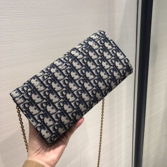 Replica Christian Dior Oblique Saddle Clutch