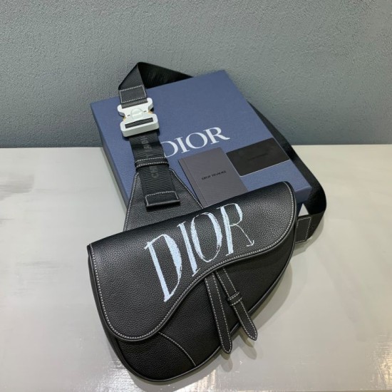 Replica Christian Dior Saddle Bag Black Fake Christian Dior Saddle Bag Black Replica