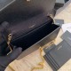 Replica YSL Saint Laurent Uptown Chain Wallet Black
