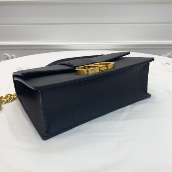 Replica Christian Dior 93118 EPSOM handle Bag Black
