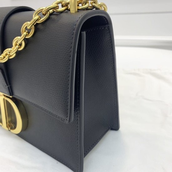 Replica Christian Dior 93118 EPSOM handle Bag Black