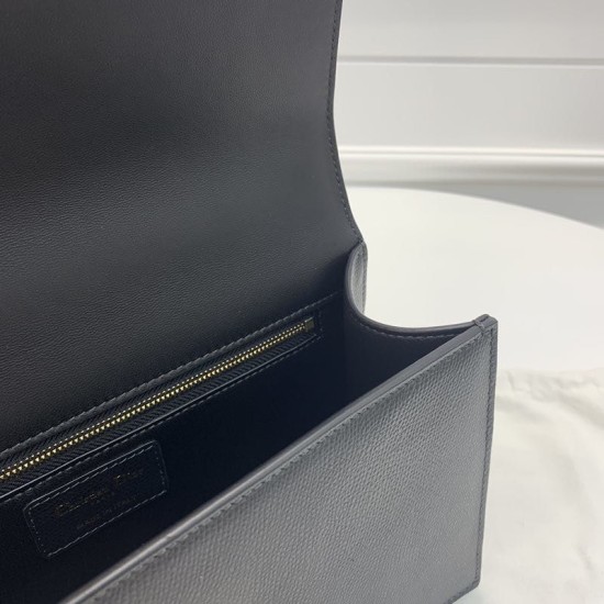 Replica Christian Dior 93118 EPSOM handle Bag Black