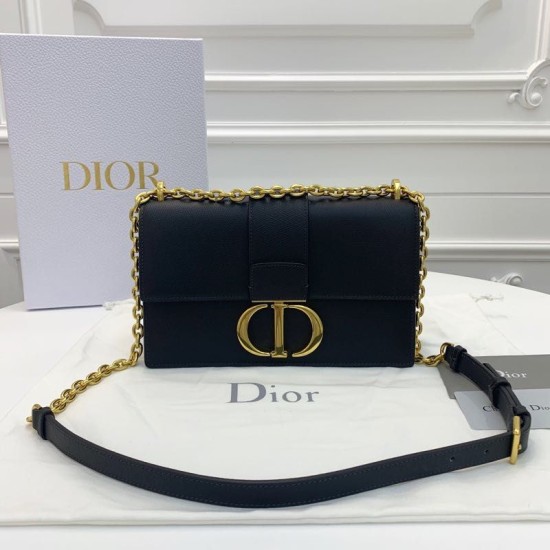 Replica Christian Dior 93118 EPSOM handle Bag Black
