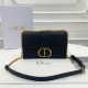 Replica Christian Dior 93118 EPSOM handle Bag Black