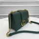 Replica Christian Dior 93118 EPSOM handle Bag Green