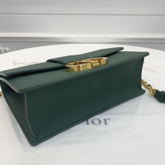 Replica Christian Dior 93118 EPSOM handle Bag Green