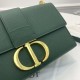 Replica Christian Dior 93118 EPSOM handle Bag Green