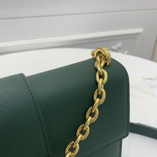 Replica Christian Dior 93118 EPSOM handle Bag Green