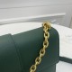 Replica Christian Dior 93118 EPSOM handle Bag Green