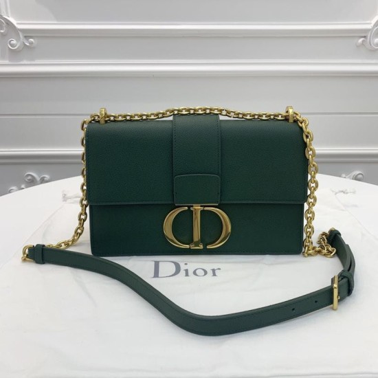 Replica Christian Dior 93118 EPSOM handle Bag Green