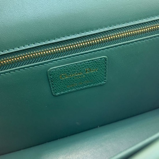 Replica Christian Dior 93118 EPSOM handle Bag Green