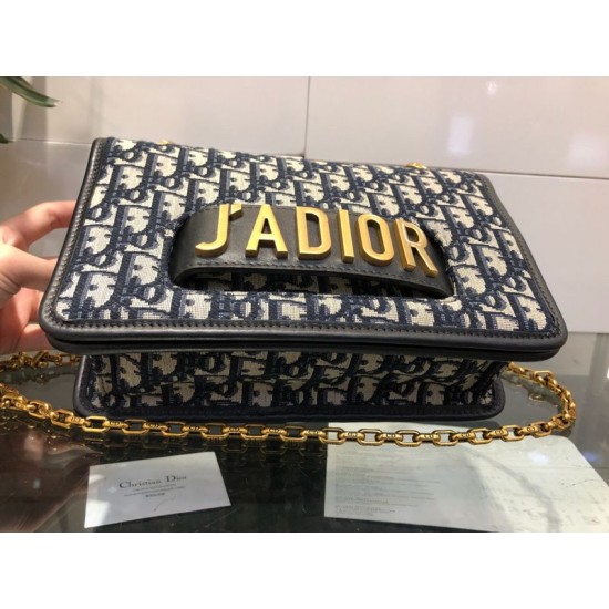 Replica Christian Dior Evolution J'ADIOR Flap Bag M9000 Blue